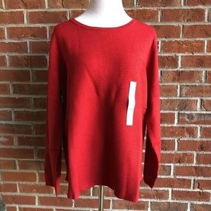 Croft & Barrow Cozy Ribbed Crewneck‎ Sweater